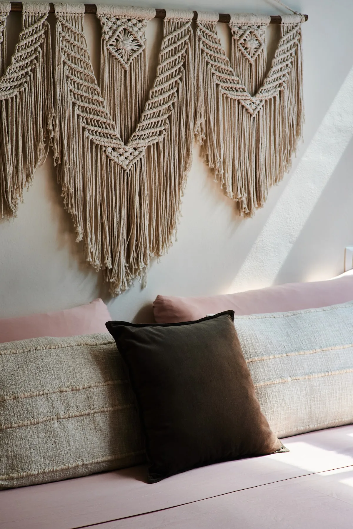Casa Flamingo outdoor dining area with pool views in designer Tulum family house